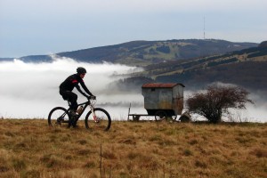 Mountainbiker finden in der Rhön rund um Bischofsheim Touren in verschiedenen Schwierigkeitsgraden.